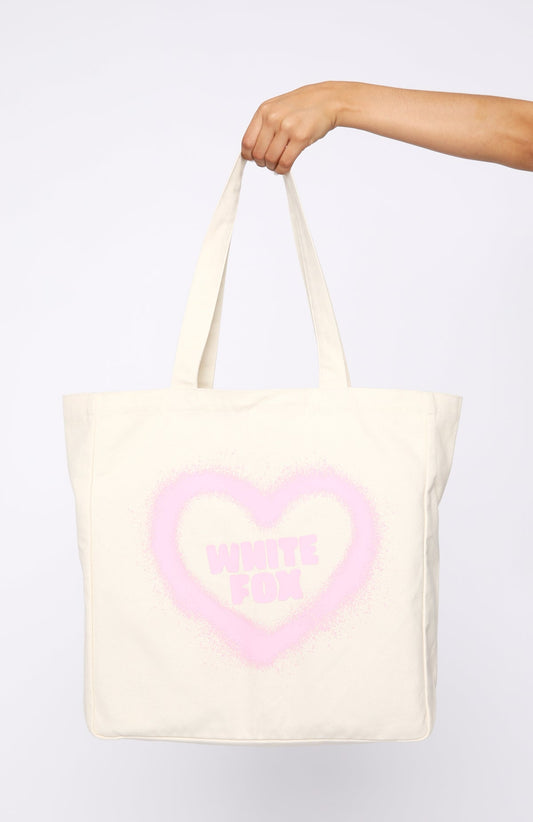 11th Street City Girl At Heart Tote Bag Cake Batter