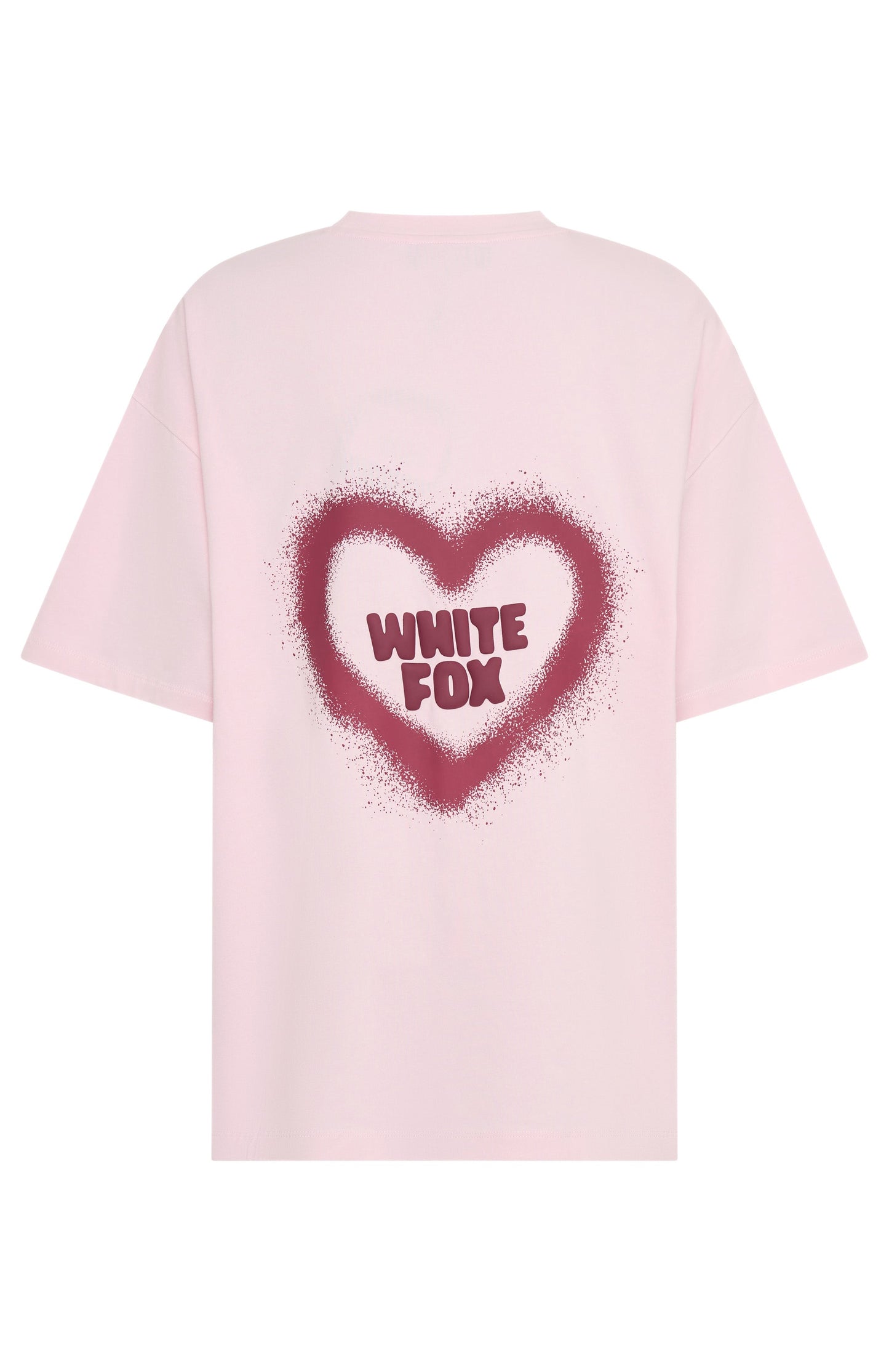 11th Street City Girl At Heart Oversized Tee Strawberry Whip