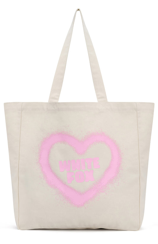 11th Street City Girl At Heart Tote Bag Cake Batter